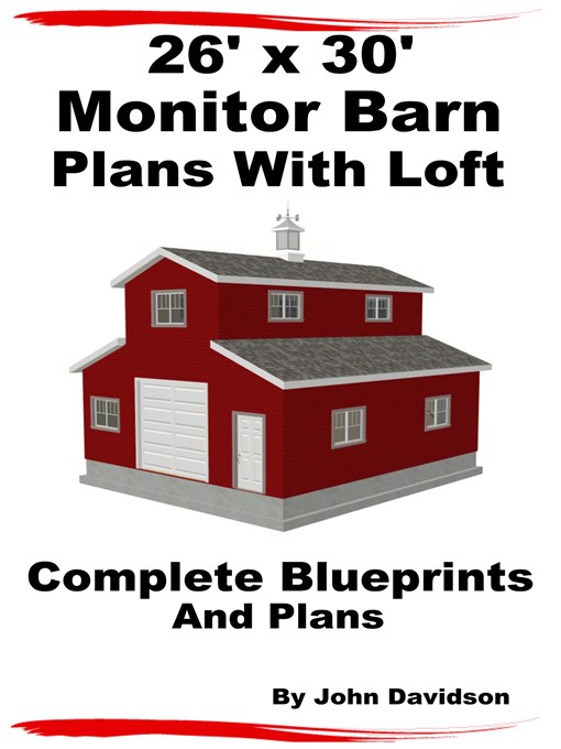 Cover image for 26' x 30' Monitor Barn Plans With Loft